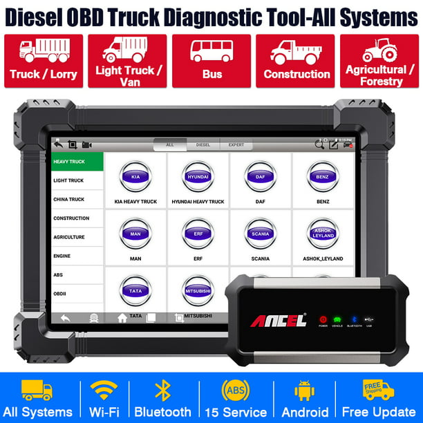 WIFI USB Car Flt OBD2 Diagnostic Tool Scanner Code Reader for IOS/Android ~ X7~#